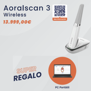 Pack Escáner Aoralscan 3 Wireless + PC