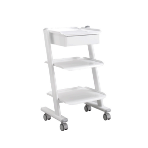 Carrito móvil con 3 estantes y cajón - ZILFOR