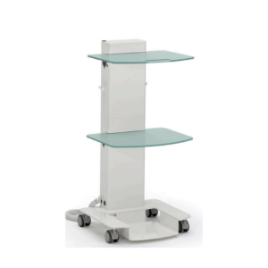 Carrito móvil dos estantes de vidrio - ZILFOR